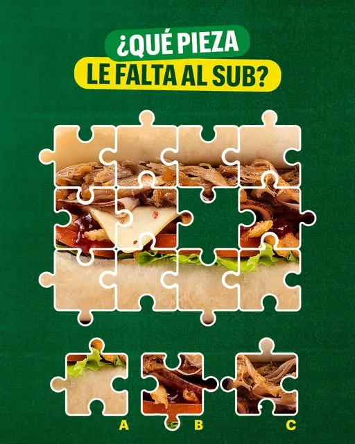 A ver qué tan buen ojo tienen nuestros Sublovers 👀🧩🥪