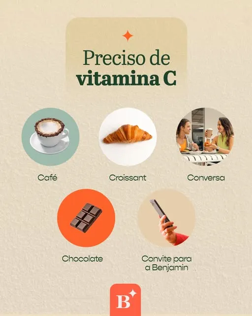 Tem dias em que a vitamina C que a gente precisa vem de café, croissant, chocolate e uma boa conversa.