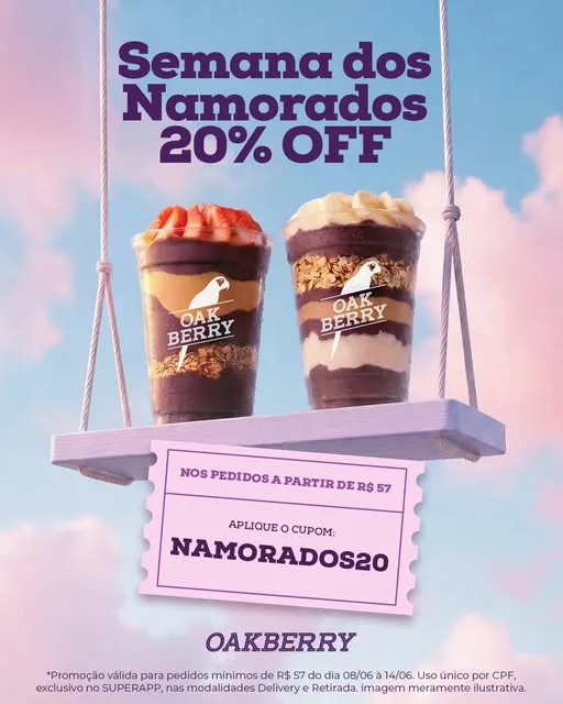 Semana dos Namorados OAKBERRY 💜