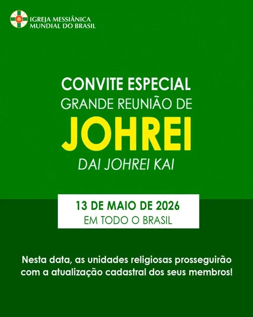Grande Reunião de Johrei - Dai Johrei Kai