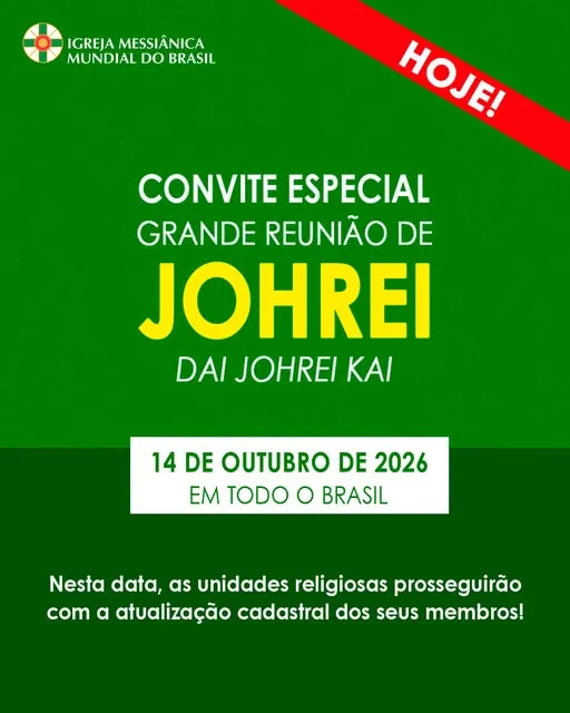 É hoje, quarta-feira, 14 de outubro...