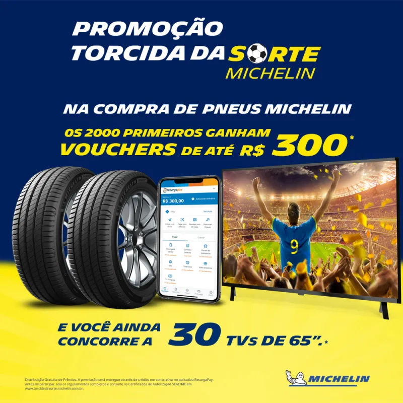 Promoção Torcida da Sorte Michelin