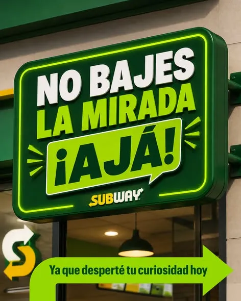Ya que bajaste la mirada… aprovecha y mira qué vas a comer hoy. 👀🥪