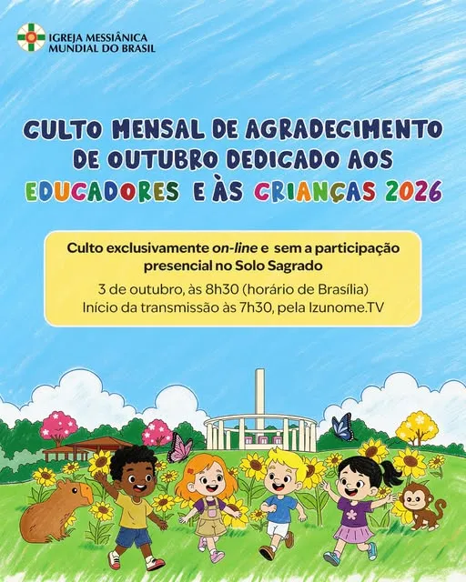 No próximo dia 3 de outubro